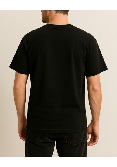 Hugo Boss Kittens Baskılı T-shirt Siyah