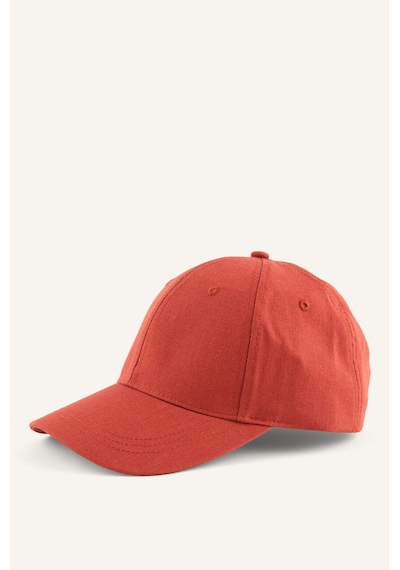 Defacto Erkek Basıc Keten Karışımlı Bordo Cap Şapka H5923ax26smbr268 Bordo-br268