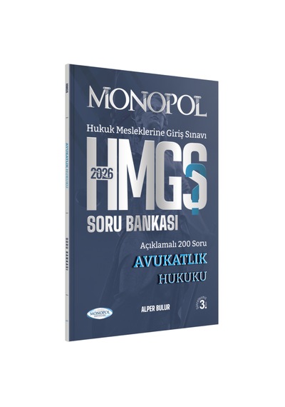 Hmgs Avukatlık Hukuku Soru Bankası 3. Baskı Şubat 2026