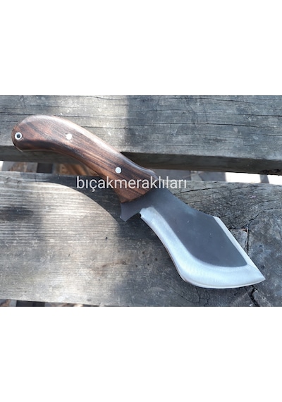 El İşçiliği Av Kamp Bıçağı 25 CM 4116 Çelik Siyah