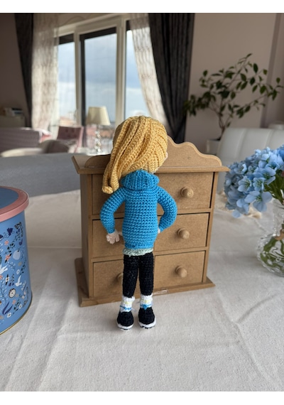 Amigurumi Insıde Out Ters Yüz Rıley Bebek 28 Cm