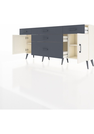 Arges Konsol 2 Raflı 5 Çekmeceli 2 Kapaklı 176x30x83 Aytaşı-aytaşı/antrasit Aytaşı/antrasit Arges Konsol 2 Raflı 5 Çekmeceli 2 Kapaklı 176x30x83 Aytaşı-aytaşı/antrasit Aytaşı/antrasit