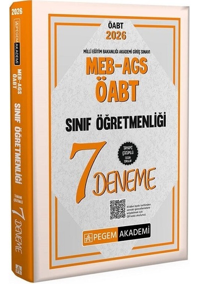 Pegem 2026 Öabt Meb-ags Sınıf Öğretmenliği 7 Deneme Çözümlü Pegem Akademi Yayınları