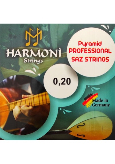 Harmoni Strings Hrm20P Pyramid Uzun Sap Saz Bağlama Teli Takım Pr