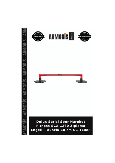 Delux Serisi Spor Hareket Fitness Scx-1260 Zıplama Engelli Takozlu 10 Cm Sc-11088 Çok Renkli