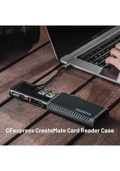 Pgytech Createmate Cfexpress Type B/sd Kart Okuyucu Kutusu Klasik Siyah