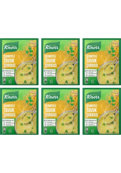 Knorr Şehriyeli Tavuk Çorbası 51 Gr X 6 Adet Yeni Ambalaj