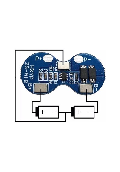 2s 4a Bms 7.4v 18650 Bms Lityum Pil Koruma Devresi