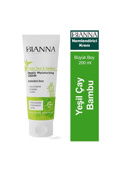 Yeşil Çay Ve Bambu Özlü Nemlendirici Krem 200 Ml Yüzkrem
