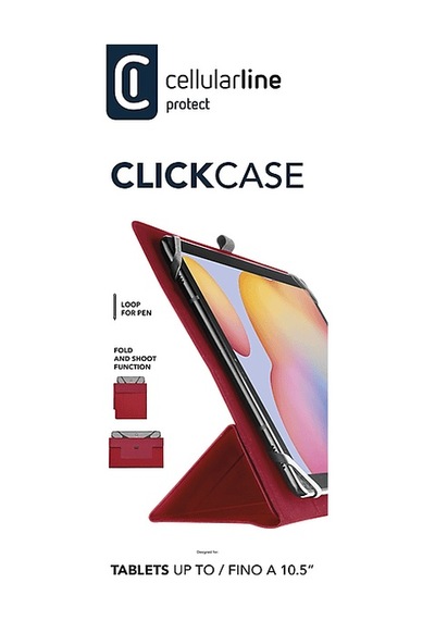 Cellularlıne Universal 11 İnç Stand Özellikli Tablet Kılıfı Kırmızı