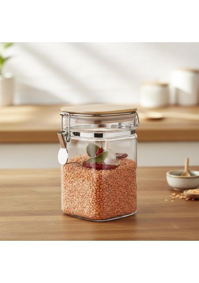 Arow Jacke Kilitli Cam Kavanoz 1350 Ml Diğer