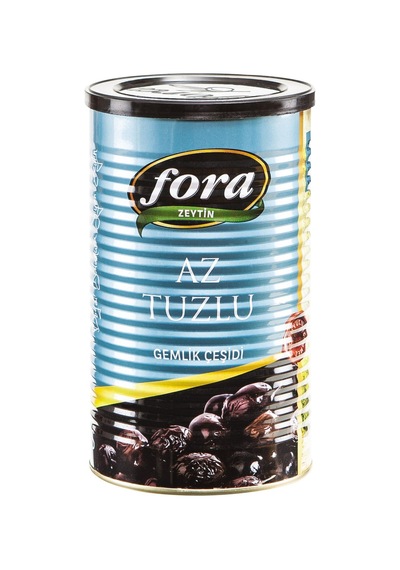 3 Adet Fora Gemlik Az Tuzlu Zeytin 291-320, 800 G