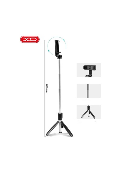 Özel Seri Video Ayağı Çekim Aparatı Stand Aparat Ss08 Bluetooth Kumandalı Tripod Selfie Çubuğu