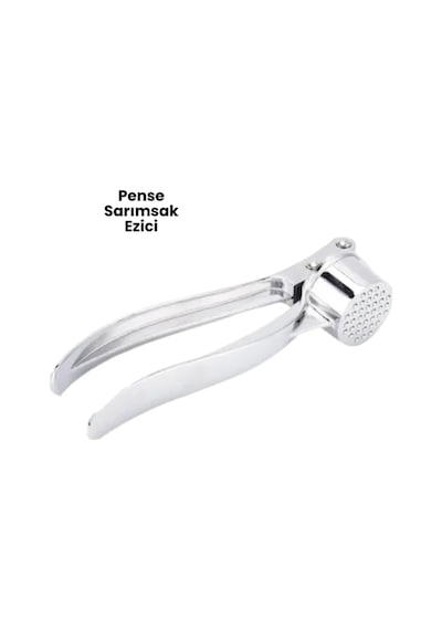 Metal Sarımsak Ezici Açık Lacivert