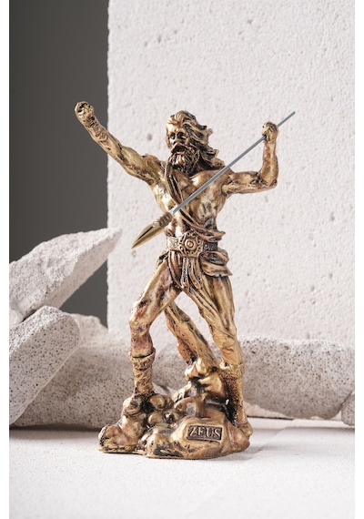 Zeus Mızraklı Obje Biblo