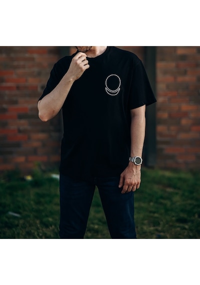 Oversize Siyah T-shirt - Allatra SIYAH