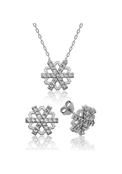 Gümüş Kar Tanesi Kadın Set (502398328)