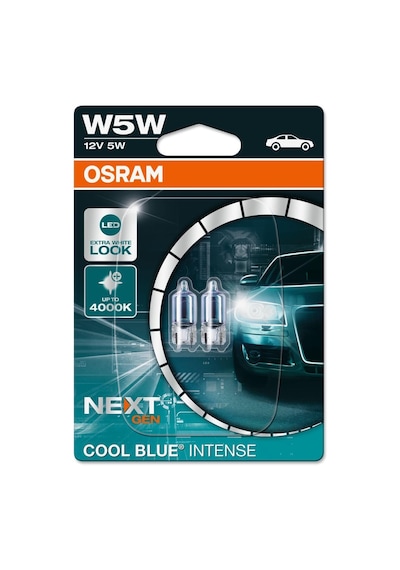 Osram Cool Blue Intense Nex Gen T10 4000k Beyaz Işık Park Ampulü 2'li Set