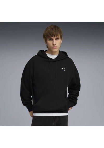 Puma Ess Elevated Relaxed Hoodie Siyah Erkek Sweatshirt