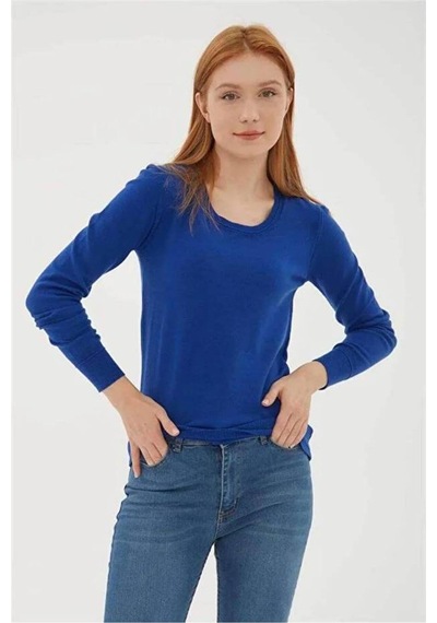 Fashion Friends Kadın Kazak 25k0779k1 Mavi