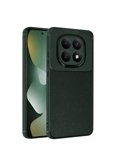 Xiaomi Redmi Note 15 Pro 5g Uyumlu Auto Focus Karbon Kapak - Koyu Yeşil