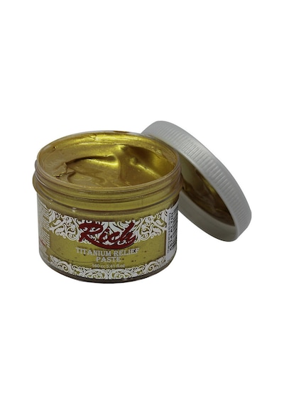 Rich Titanyum Rölyef Pasta 160 cc Altın 5514