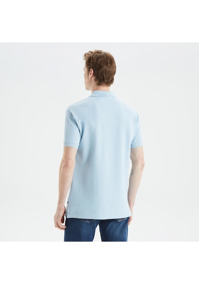 Nautica Nautıca Erkek Mavi Classıc Fıt Kısa Kollu Polo K35000T 4Fs Mavi