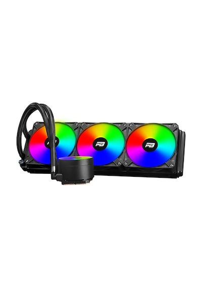 Powerboost Noble 360 Raınbow Fanlı 360mm Lga1700/am4/am5 Uyumlu Siyah Sıvı Soğutucu