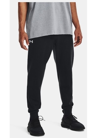Erkek UA Rival Fleece Eşofman Altı 1379774-001 Beyaz - Siyah