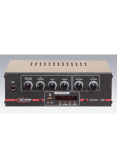 Tepe Sound Icon-50 2X50W Stereo Usb Bluetooth Amplifikatör