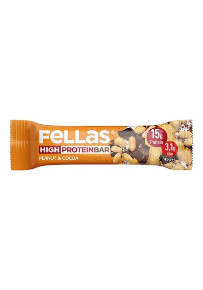 Fellas Yer Fıstıklı Ve Kakaolu Yüksek Protein Bar 45 G - 7 Adet Tarı