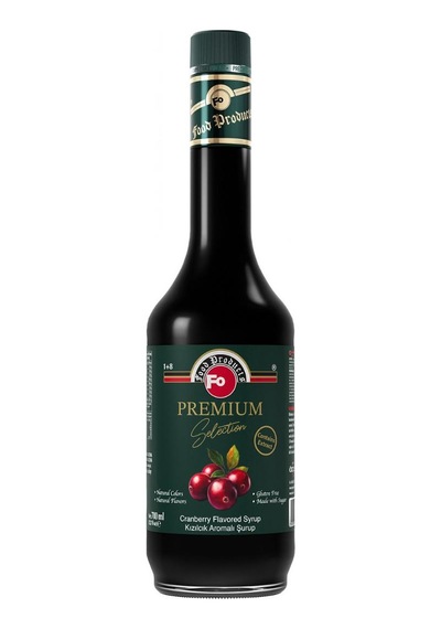 Fo Kızılcık Aromalı Şurup - Premium 700 Ml Diğer