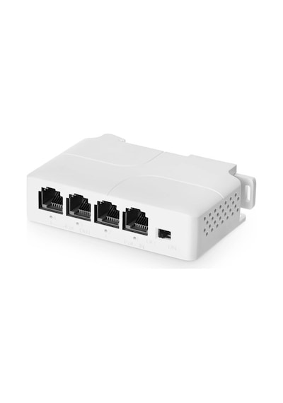 Ukron Poe Extender 1 Giriş 3 Çıkış Switch
