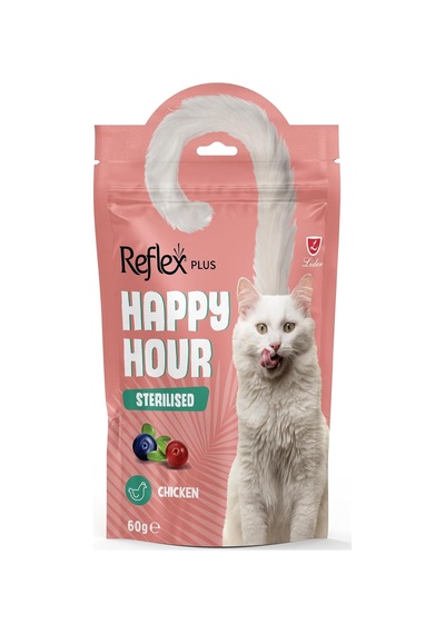 Ayrex Reflex Happy Hour Kisirlaştirilmiş Kedi Ödül Mamasi 60 Grr