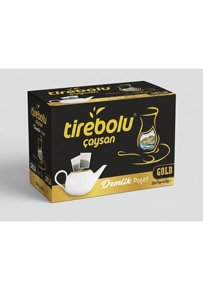 Tirebolu Çaysan Gold Demlik Poşet Siyah Çay - 15 Gr X 30 Adet
