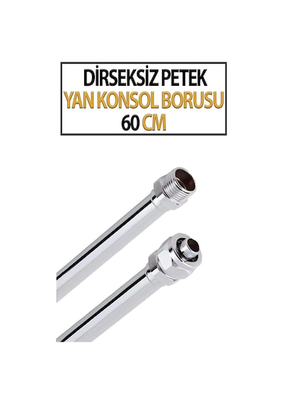 Krom Petek Yan Konsol Borusu Düz Pex 60 Cm Diğer