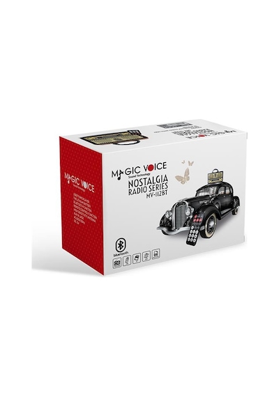 Magicvoice Mv-112bt Usb - Sd - Fm - Bluetooth Destekli Nostaljik Radyo