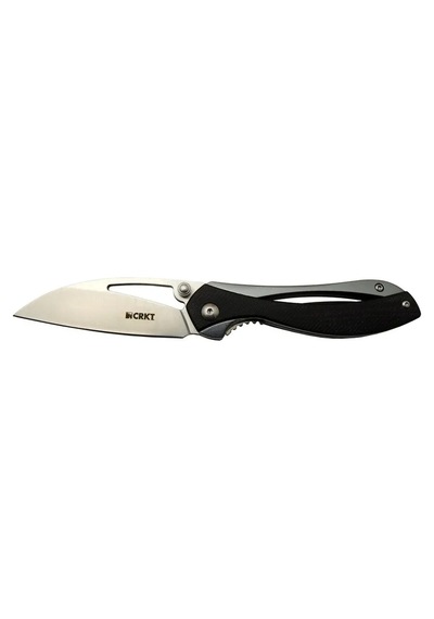 Crkt Pleroma 821a Bk Kamp / Outdoor Çakı 18cm - Manuel, Kemerlikli, Kutulu Siyah