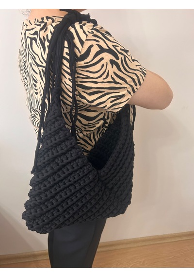 Penye Çanta 3-in 1 Çanta siyah