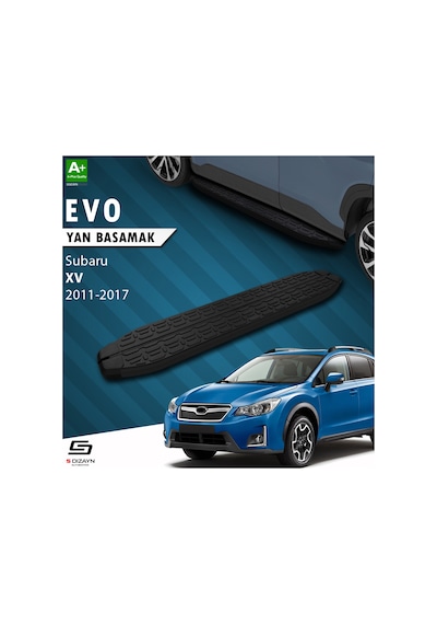 S-dizayn Subaru Xv Evo Siyah Yan Basamak 173 Cm 2011-2017