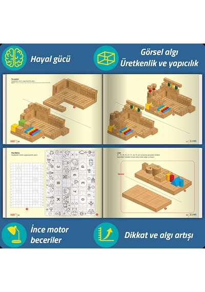 Adeda Yayınları Dikkat Güçlendirme Metal Kutu Set 9 Yaş