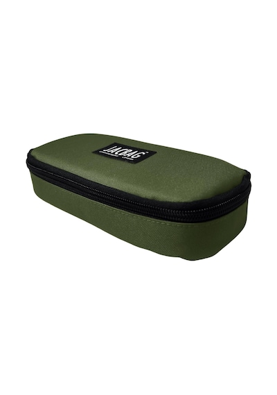 Jacbag Oval Medium Haki Yeşil Erkek Çocuk Kalem Çantası Çok Renkli