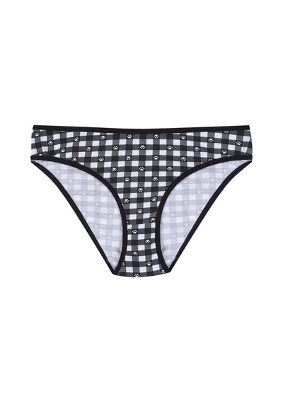 Koza İç Giyim Kız Çocuk 3'lü Penguen Desenli Slip 1050 Pembe - Beyaz