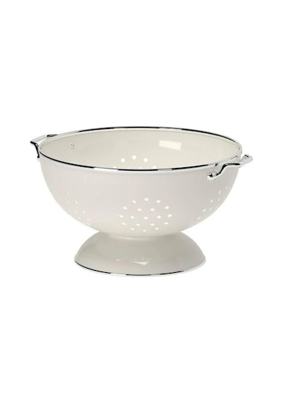 Ikea Gemak Beyaz Metal Süzgeç - 22 Cm