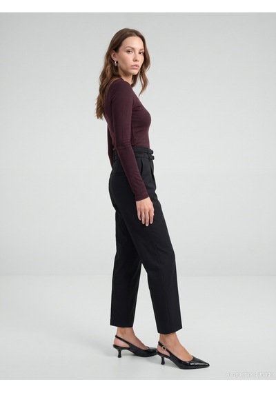 Dilvin 33286 Sıcak Tutan V Yaka Bra-free Top K.mürdüm