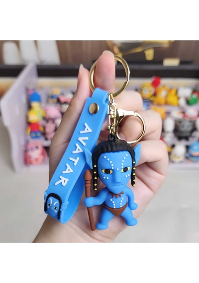 Avatar Figürlü Büyük Boy Silikon Anahtarlık