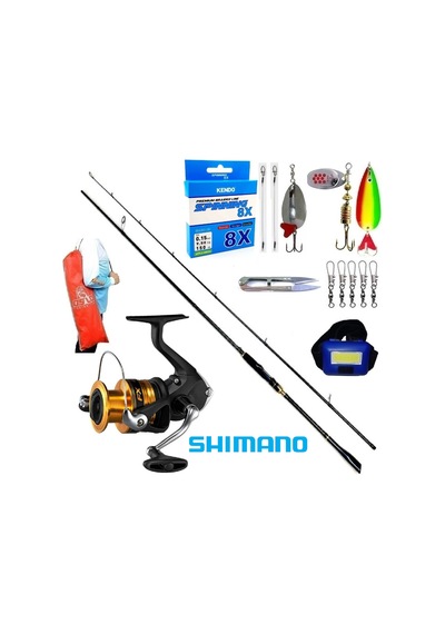 Shimano Fx 3000 274cm 8-42gr Zen Pro Karbon Turna Spin Olta Takımı Seti