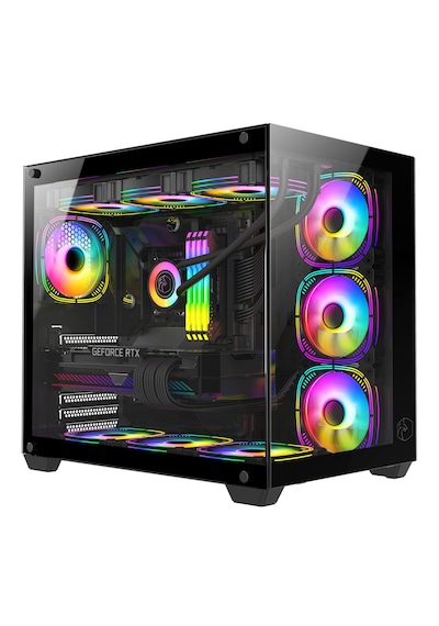 Gametech Prime V2 Tuş Kontrollü Rgb 7x120mm Fan Bilgisayar Kasası