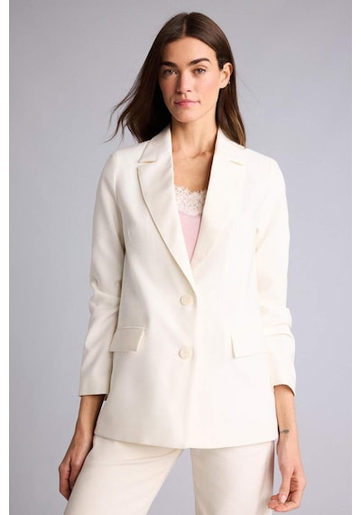 Defacto Oversıze Tencel Blazer Ceket Z8276az26smwt84 Beyaz-wt84