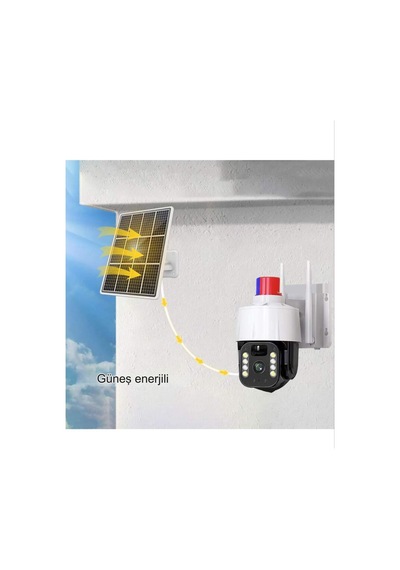 4g Sim Kartlı Güneş Enerjili Solar 360 Hareketli Alarımlı Akıl